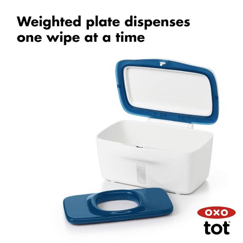 옥소 [아마존베스트]OXO Tot Perfect Pull Wipes Dispenser, Navy