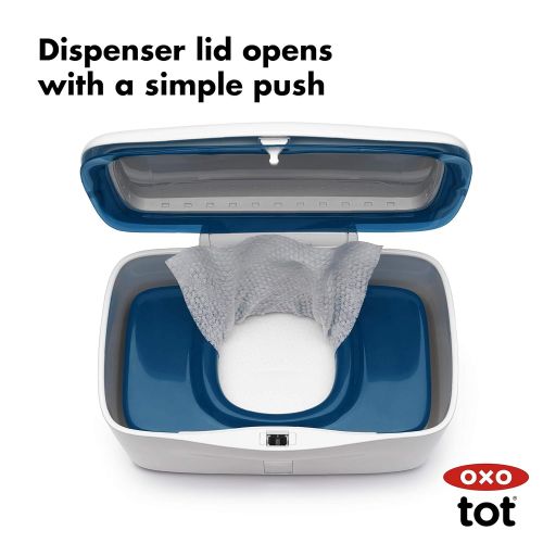 옥소 [아마존베스트]OXO Tot Perfect Pull Wipes Dispenser, Navy