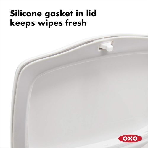 옥소 [아마존베스트]OXO Good Grips Wipes Dispenser for Face Wipes, Hand Wipes and Flushable Wipes
