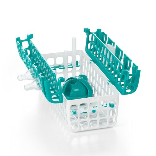 옥소 [아마존베스트]OXO Tot Dishwasher Basket for Bottle Parts & Accessories, Teal