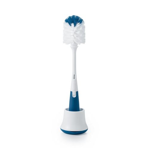 옥소 [아마존베스트]OXO Tot Bottle Brush with Nipple Cleaner and Stand, Navy