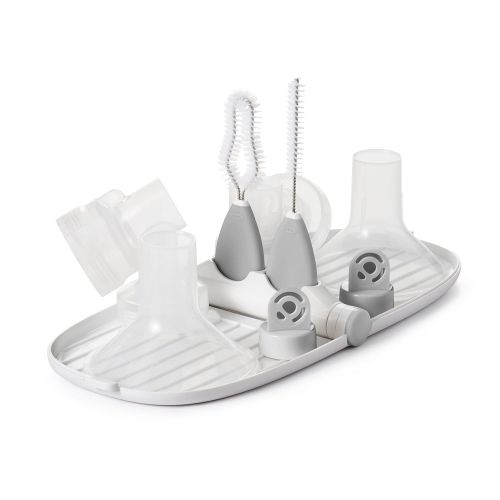 옥소 [아마존베스트]OXO Tot Breast Pump Parts Compact Drying Rack with Detail Brushes