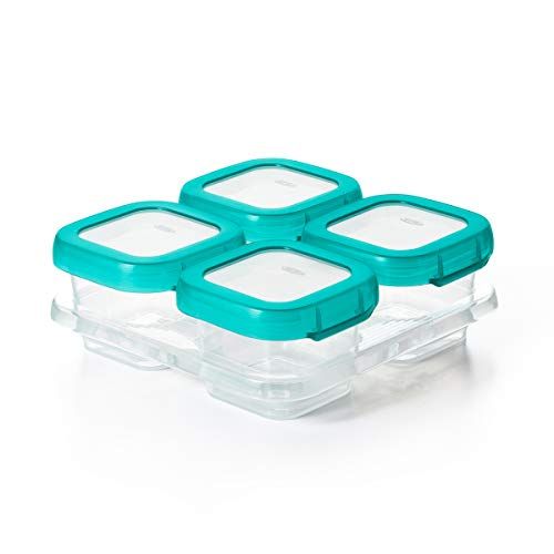 옥소 [아마존베스트]OXO Tot Baby Blocks Freezer Storage Containers (4 Oz)