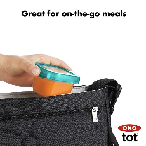 옥소 [아마존베스트]OXO Tot Baby Blocks Freezer Storage Containers (4 Oz)