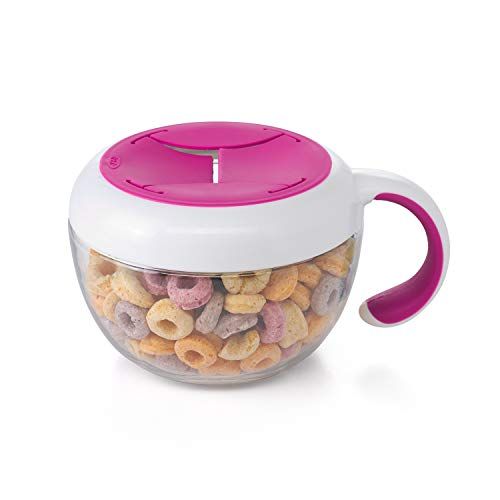 옥소 [아마존베스트]OXO Tot Flippy Snack Cup with Travel Lid - Pink