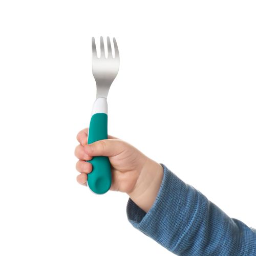 옥소 [아마존베스트]OXO Tot Training Fork/Spoon Set, Teal