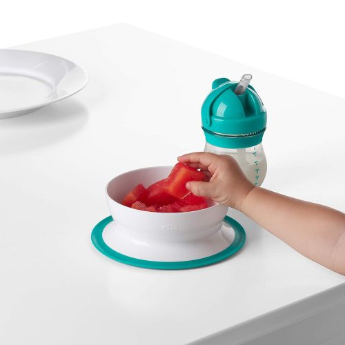 옥소 [아마존베스트]OXO Tot Stick & Stay Suction Bowl, Teal