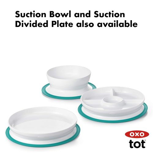 옥소 [아마존베스트]OXO Tot Stick & Stay Suction Bowl, Teal