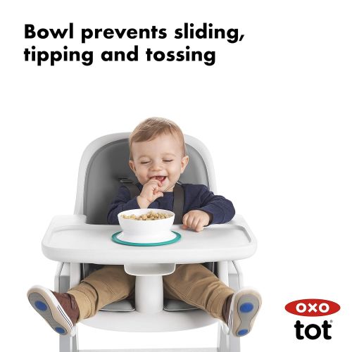 옥소 [아마존베스트]OXO Tot Stick & Stay Suction Bowl, Teal