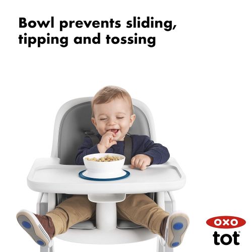 옥소 [아마존베스트]OXO Tot Stick & Stay Suction Bowl, Navy