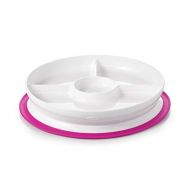 [아마존베스트]OXO Tot Stick & Stay Suction Divided Plate, Pink