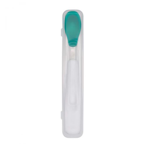 옥소 [아마존베스트]OXO Tot On-The-Go Feeding Spoon with Travel Case, Teal