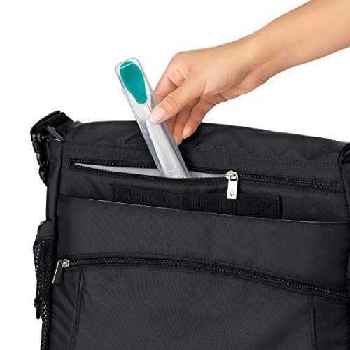 옥소 [아마존베스트]OXO Tot On-The-Go Feeding Spoon with Travel Case, Teal