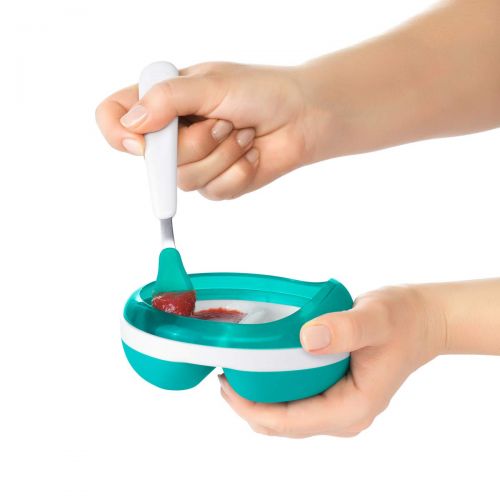 옥소 [아마존베스트]OXO Tot On-The-Go Feeding Spoon with Travel Case, Teal