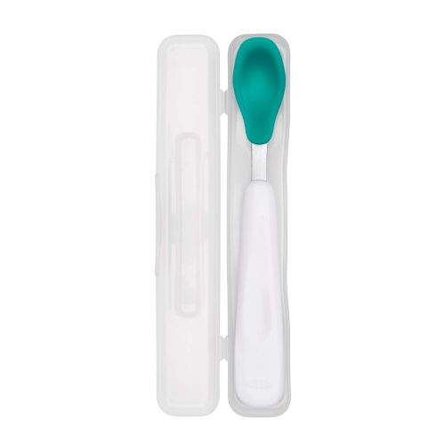 옥소 [아마존베스트]OXO Tot On-The-Go Feeding Spoon with Travel Case, Teal