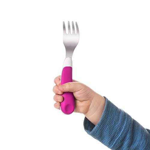 옥소 [아마존베스트]OXO Tot On-The-Go Fork & Spoon Set with Carrying Case, Pink