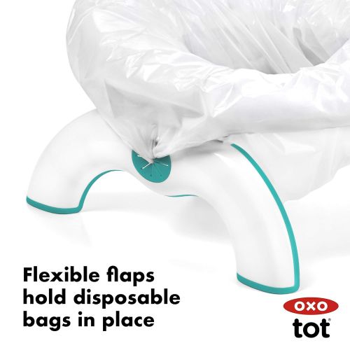 옥소 [아마존베스트]OXO Tot 2-in-1 Go Potty for Travel - Teal