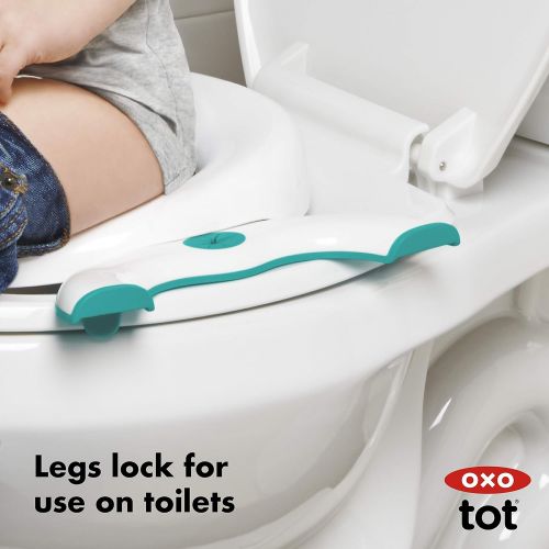 옥소 [아마존베스트]OXO Tot 2-in-1 Go Potty for Travel - Teal