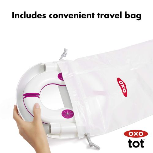 옥소 [아마존베스트]OXO Tot 2-in-1 Go Potty for Travel - Pink