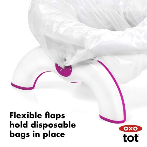 옥소 [아마존베스트]OXO Tot 2-in-1 Go Potty for Travel - Pink