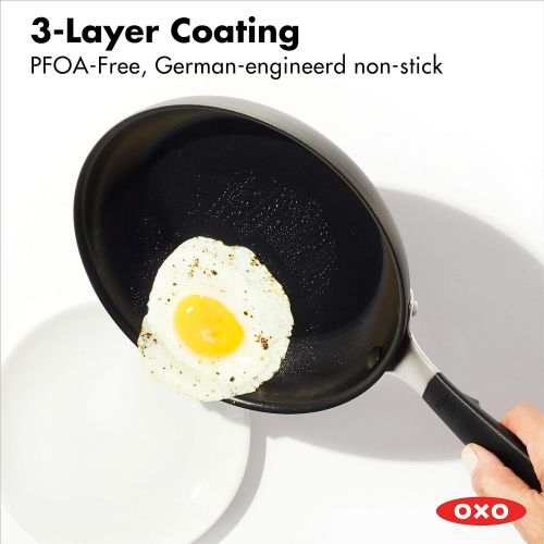 옥소 [아마존베스트]OXO Good Grips Non-Stick Open Frypan, 8 - Inch