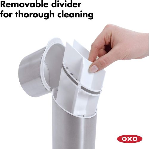 옥소 [아마존베스트]OXO Good Grips Stainless Steel Toothbrush Organizer