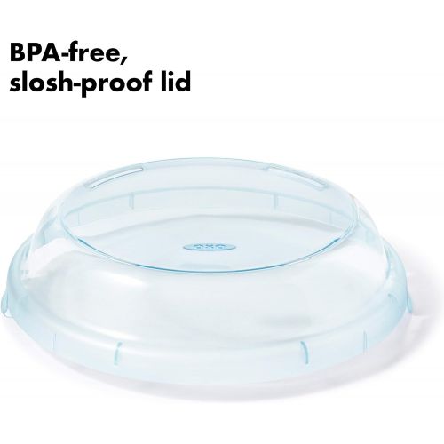 옥소 OXO Good Grips Glass Pie Plate with Lid, One Size