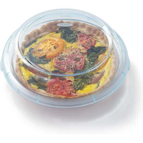 옥소 OXO Good Grips Glass Pie Plate with Lid, One Size