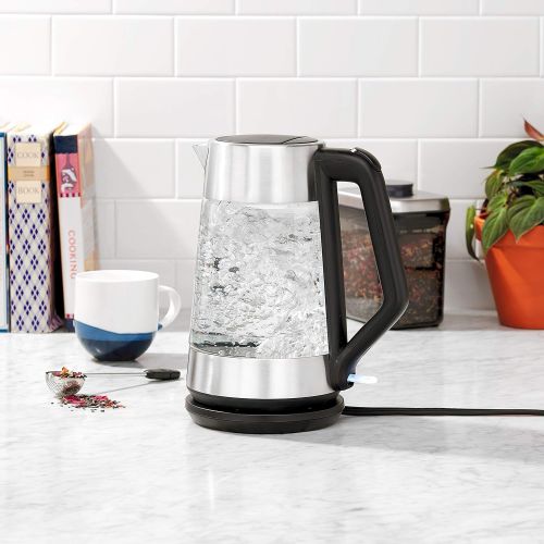 옥소 OXO 8710300 Cordless Glass Electric Kettle, 175 L, Clear