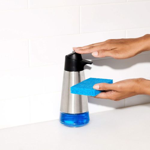 옥소 OXO Good Grips Stainless Steel Easy Press Dispenser