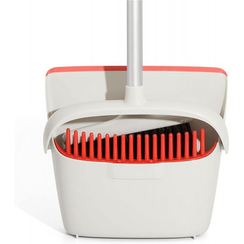 옥소 OXO 1335280 Good Grips Small Upright Sweep Set,White/Orange