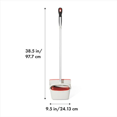 옥소 OXO 1335280 Good Grips Small Upright Sweep Set,White/Orange