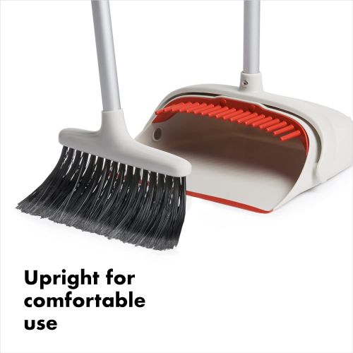 옥소 OXO 1335280 Good Grips Small Upright Sweep Set,White/Orange