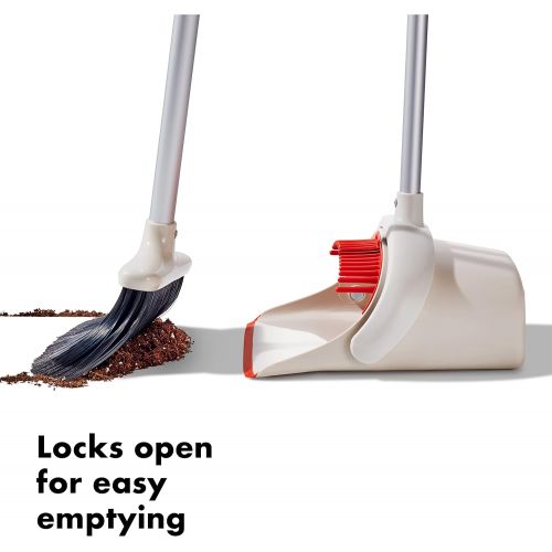 옥소 OXO 1335280 Good Grips Small Upright Sweep Set,White/Orange