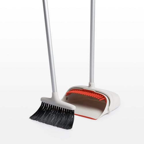 옥소 OXO 1335280 Good Grips Small Upright Sweep Set,White/Orange