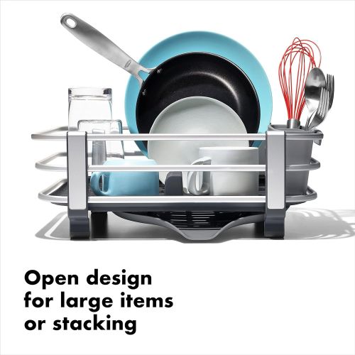 옥소 OXO Good Grips Rustproof Aluminum Dish Rack