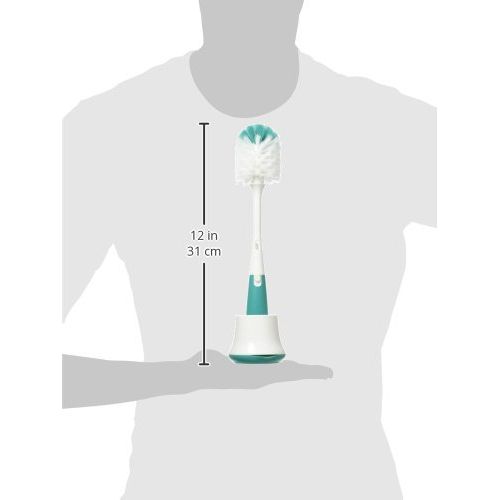 옥소 OXO Tot Bottle Brush with Nipple Cleaner and Stand, Teal