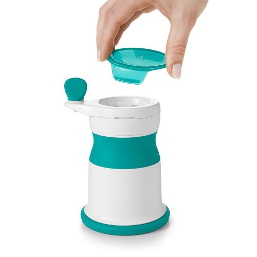 옥소 OXO Tot Mash Maker Baby Food Mill, Teal