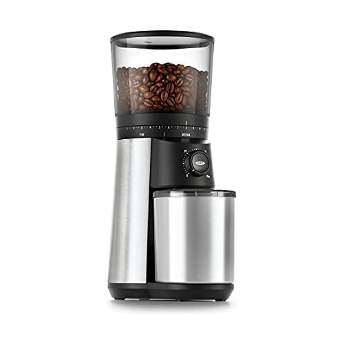 옥소 OXO Conical Burr Coffee Grinder with 4 oz Silver Canyon Coffee: Kitchen & Dining