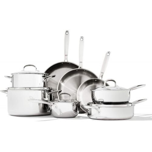 옥소 OXO Good Grips Tri-Ply Stainless Steel Pro 13 Piece Set: Kitchen & Dining