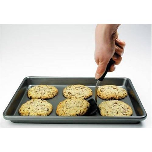 옥소 OXO 1147100 Good Grips Silicone Cookie Spatula, Gray, 4 inches: Kitchen & Dining