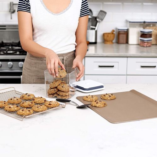 옥소 OXO 1147100 Good Grips Silicone Cookie Spatula, Gray, 4 inches: Kitchen & Dining