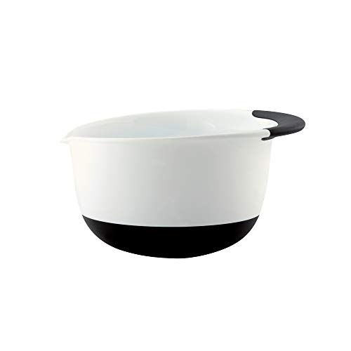 옥소 Gorilla Grip Original Mixing Bowls Set of 2, Slip Resistant Bottom, Includes 5 Qt and 3 Qt Nested Bowl, Dishwasher Safe, Grip Handle for Easy Mix, Pour Spout, Baking and Cooking 2