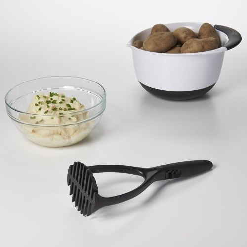 옥소 OXO Good Grips Mixing Bowl Set with Black Handles, 3-Piece: Kitchen & Dining