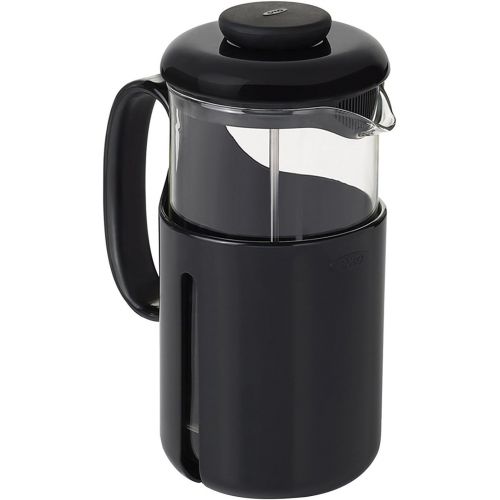 옥소 [아마존베스트]OXO 11181100 BREW Venture Travel French Press with Shatterproof Tritan Carafe,Black