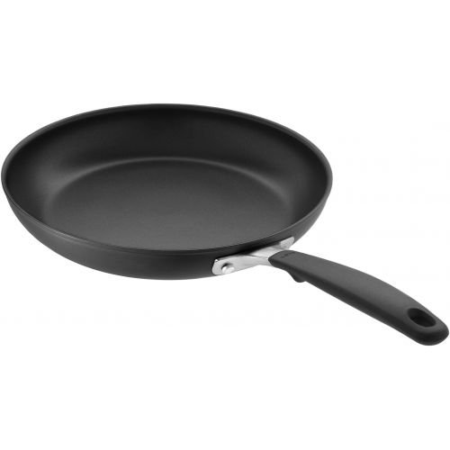 옥소 OXO Good Grips Non-Stick 12 Open Frypan,Gray,12 Frypan & Good Grips Non-Stick 2 piece Frypan Set,Gray,8 and 10