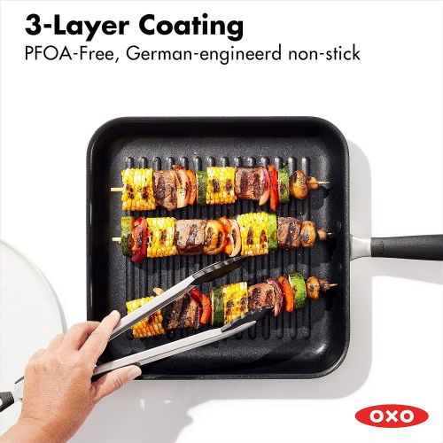 옥소 OXO Good Grips Nonstick Black Grill Pan, 11