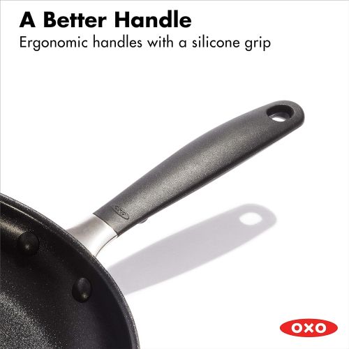 옥소 [아마존베스트]OXO Frying Pan Good Grips Non-Stick, 10 Frypan, Black