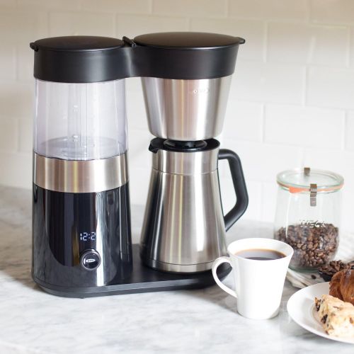 옥소 OXO Barista Brain Coffee Maker- Coffee Maker with the grinder (with 4 Ounce Silver Canyon Coffee)