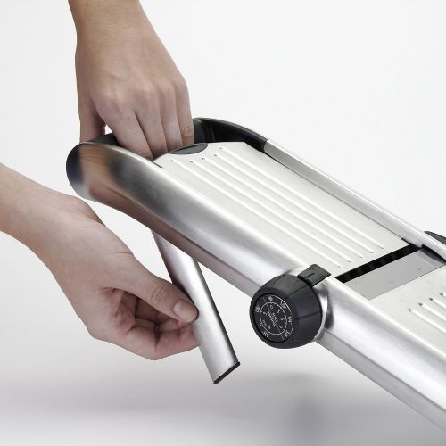 옥소 OXO 3105300 SteeL Chefs Mandoline Slicer Silver